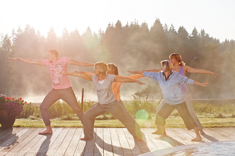 Yoga Gruppe